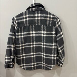 Girls Plaid Button Up